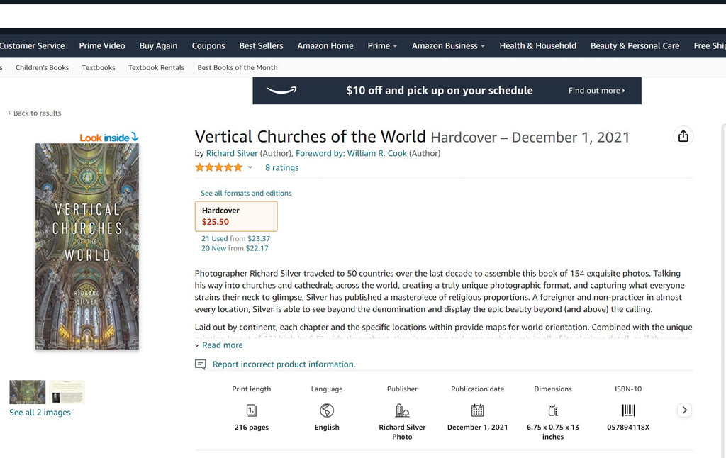 Amazon has my Book for sale at 15% off and FREE Shipping...