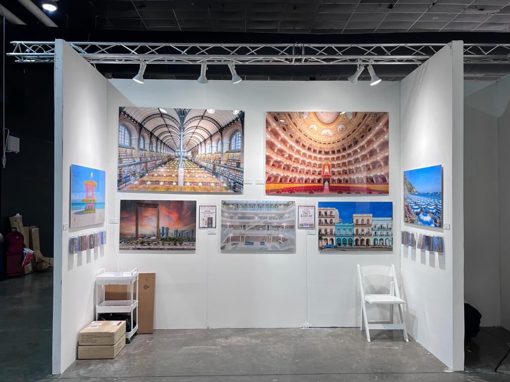 I have a booth at Spectrum Art Fair during Miami Art Week, Art Basel...