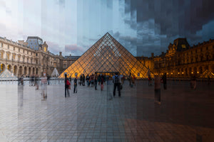Time Slice The Louvre, Paris, France