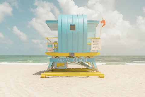 1st Street Miami Beach Lifeguard Tower