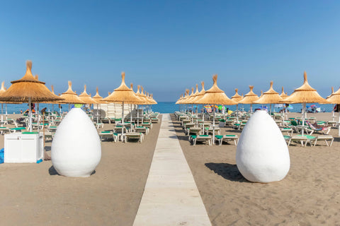 Beach Entrance in Torremolinos, Spain