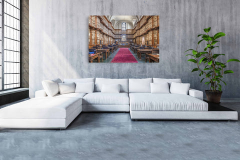 Biblioteca Angelica Library in Rome, Italy. Photograph for sale framed in acrylic or unframed. Free shipping in the USA