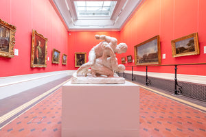 Dublin Museum, Red Room with Statue