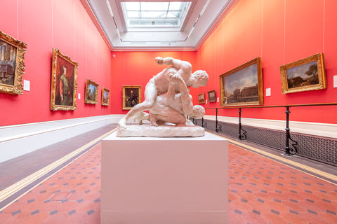 Dublin Museum, Red Room. Framed acrylic photo and unframed photo for sale with free shipping in the USA.