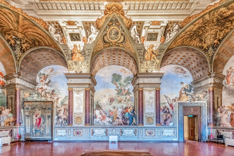Florence Decorated Lower Room in Italy