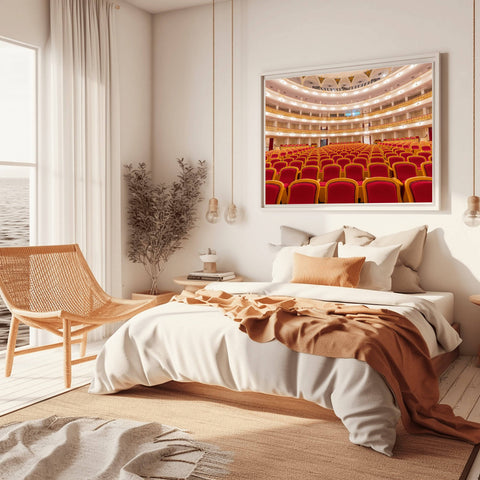 Gran Teatro de La Habana Fine Art Print Cuban Architecture. Fine art photograph of Gran Teatro de La Habana interior in Havana, Cuba. Architectural wall art blending historic design and cultural heritage.