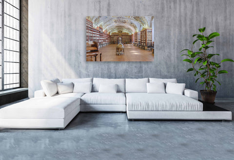 Strahov Library in Prague the Czech Republic. Framed or unframed photo of classic library along with free shipping in the USA