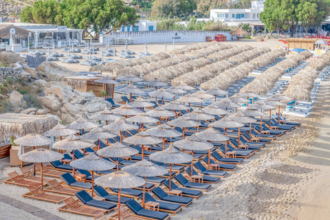 Mykonos, Greece Beach Umbrellas