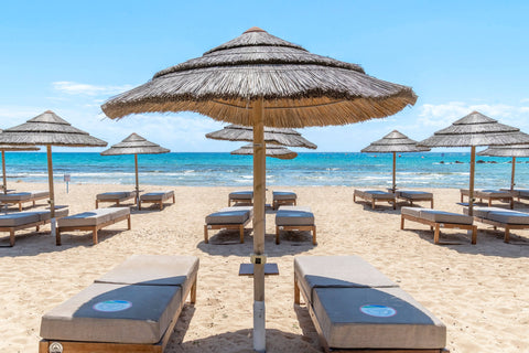 Nissi Beach Umbrellas Cyprus