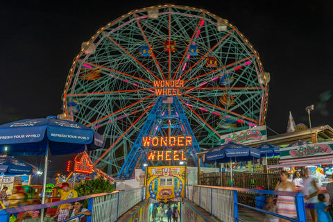 The Wonder Wheel in Coney Island Brooklyn New York City