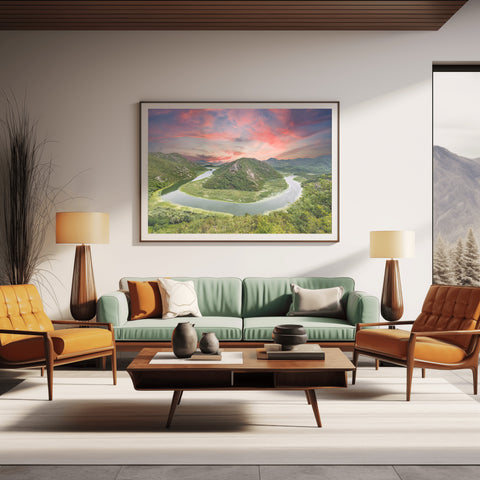 Lake Skadar National Park, Montenegro. Framed acrylic photo and unframed photo for sale with free shipping in the US.
