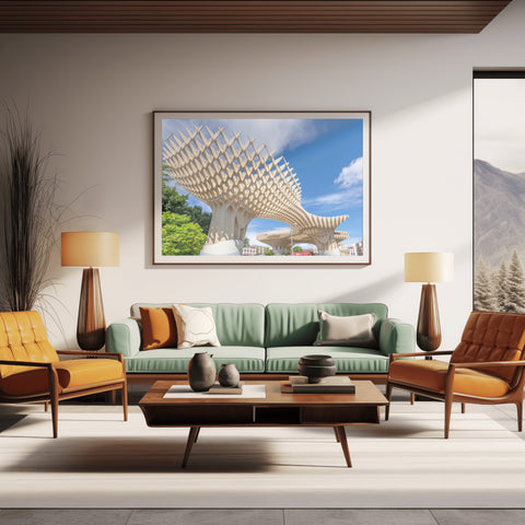 Metropol Parasol Seville, Spain. Photo framed in acrylic and unframed photo and free shipping in the USA