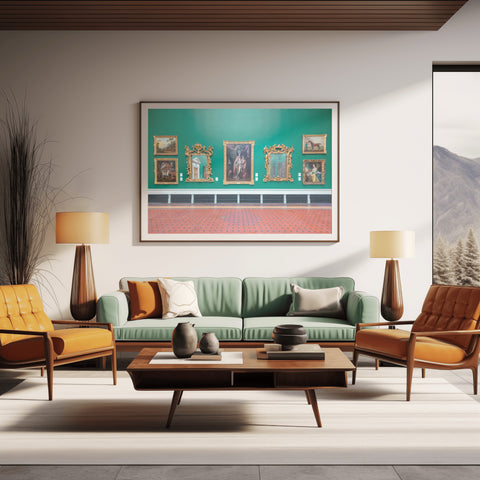 Dublin Museum, Portraits. Framed acrylic photo and unframed photo for sale, with free shipping in the USA