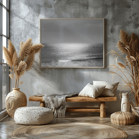 Hikkaduwa, Sri Lanka horizon. Framed acrylic photo and unframed photo for sale with free shipping in the US