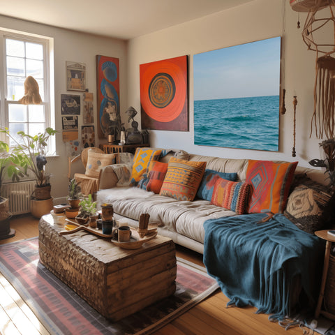 Chicago, Illinois horizon. Framed acrylic photo and unframed photo for sale with free shipping in the US