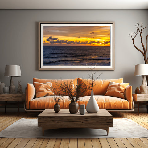 Horizon Lombok, Indonesia. Framed acrylic photo and unframed photo for sale with free shipping in the USA