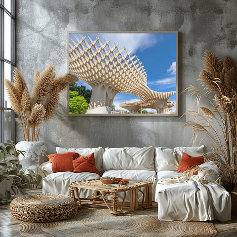 Metropol Parasol Seville, Spain. Photo framed in acrylic and unframed photo and free shipping in the US