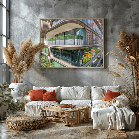 Zaha Hadid in Chelsea New York City. Framed acrylic photo, unframed photo for sale with free shipping in the US