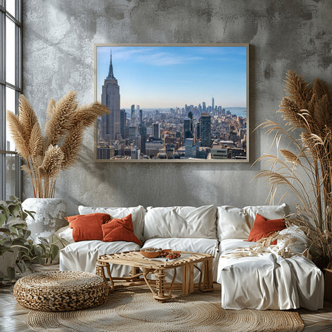 View from Times Square, New York. Framed acrylic photo, unframed photo for sale with free shipping in the US.