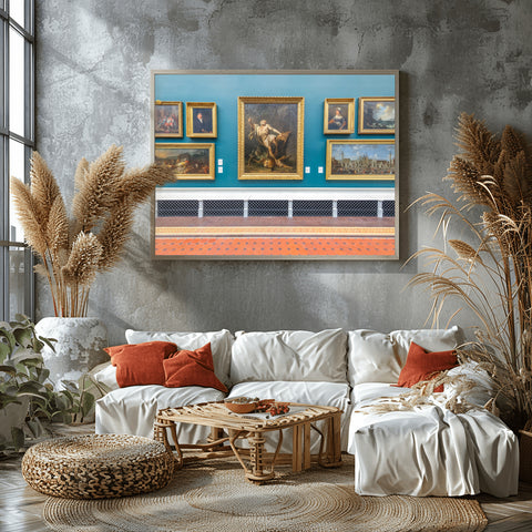 National Gallery Dublin, Paintings. Framed acrylic photo and unframed photo for sale, free shipping in US