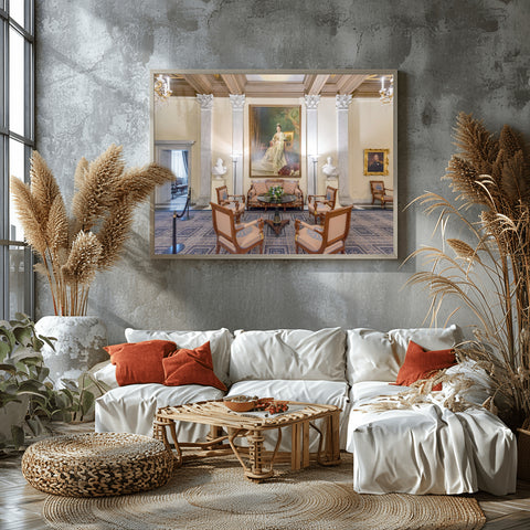 Royal Palace Room, Amsterdam. Framed acrylic photo and unframed photo for sale with free shipping in the USA
