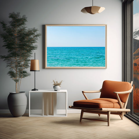 Horizon photo Jaffa, Israel. Framed acrylic photo and unframed photo for sale and free shipping in the USA.