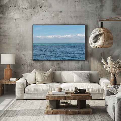 Cebu, The Philippines, horizon. Framed acrylic photo and unframed photo for sale and free shipping in the US