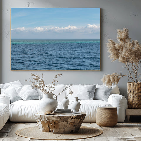 Cebu, The Philippines, horizon. Framed acrylic photo and unframed photo for sale and free shipping in the US.