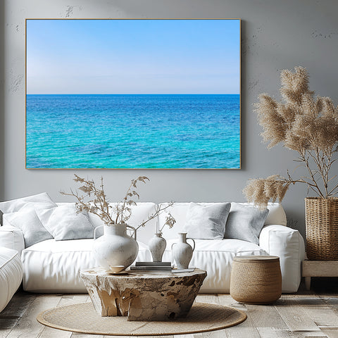 Horizon Marseilles, France. Framed acrylic photo and unframed photo for sale with free shipping in the USA