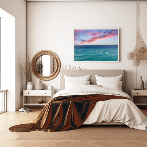 Diamante, Italy horizon. Framed acrylic photo and unframed photo for sale with free shipping in the US.