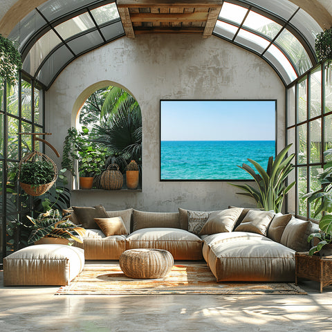 Horizon photo Jaffa, Israel. Framed acrylic photo and unframed photo for sale with free shipping in the USA