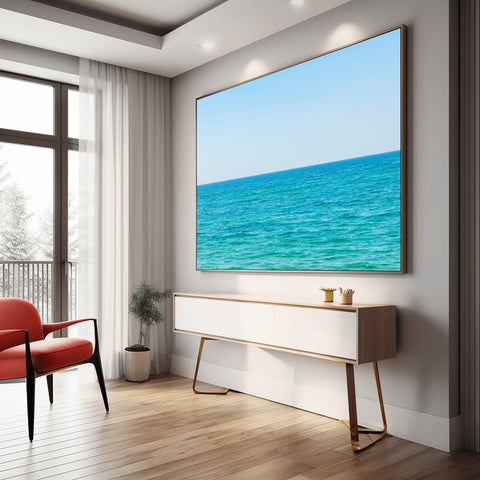 Horizon photo Jaffa, Israel. Framed acrylic photo and unframed photo for sale with free shipping in the US.