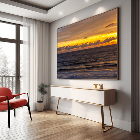 Horizon Lombok, Indonesia. Framed acrylic photo and unframed photo for sale with free shipping in the US