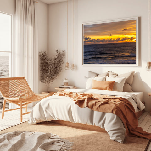 Horizon Lombok, Indonesia. Framed acrylic photo and unframed photo for sale with free shipping in the US.