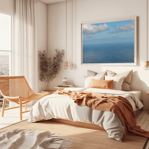 Horizon The Azores, Portugal. Framed acrylic photo and unframed photo for sale and free shipping in the US