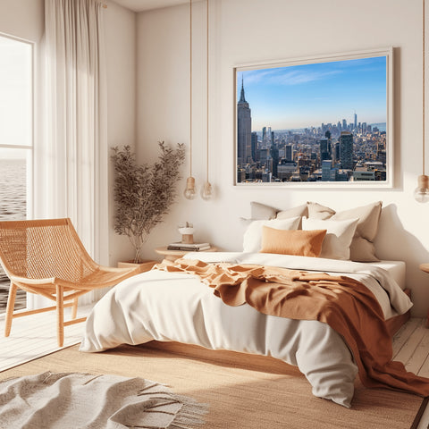 View from Times Square, New York. Framed acrylic photo, unframed photo for sale with free shipping in the USA.