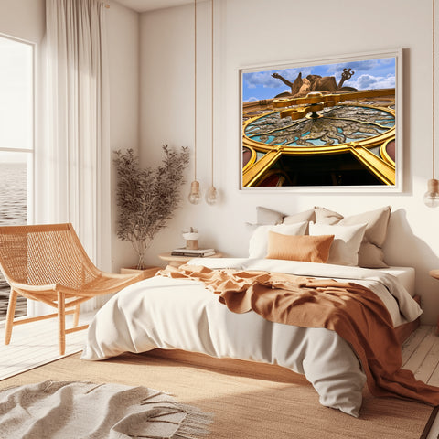 Mercury Clock in Grand Central, New York City. Framed acrylic photo, unframed photo for sale and free shipping in USA.