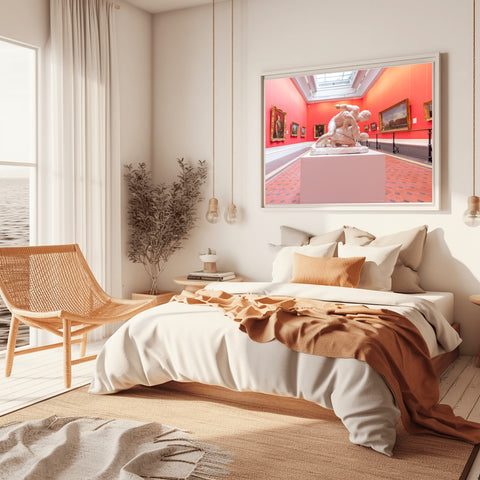 Dublin Museum, Red Room. Framed acrylic photo and unframed photo for sale and free shipping in the USA.