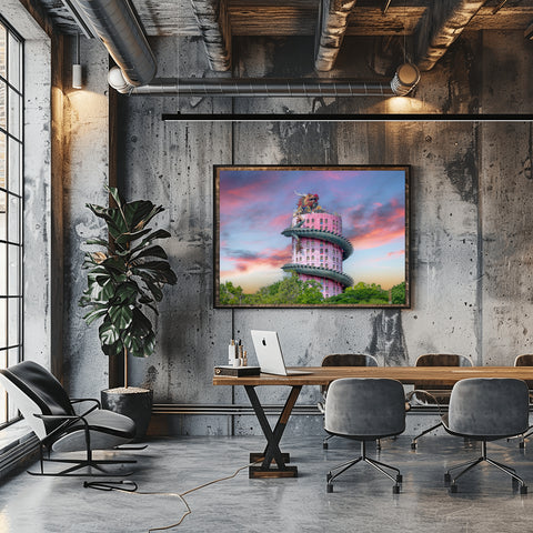Dragon Temple Bangkok, Thailand. St. Photo framed in acrylic and unframed photo and free shipping in the US.