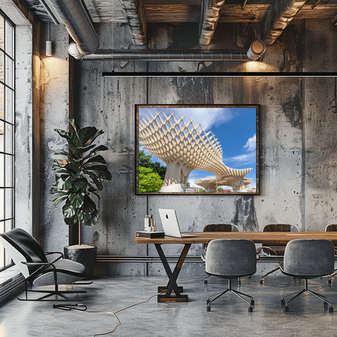 Metropol Parasol Seville, Spain. Photo framed in acrylic and unframed photo and free shipping in the US.