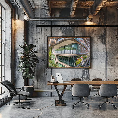 Zaha Hadid in Chelsea New York City. Framed acrylic photo, unframed photo for sale and free shipping in the USA