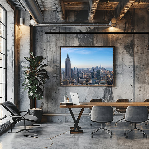 View from Times Square, New York. Framed acrylic photo, unframed photo for sale with free shipping in the USA