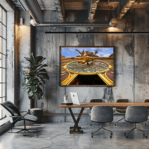 Mercury Clock in Grand Central, New York City. Framed acrylic photo, unframed photo for sale and free shipping in USA