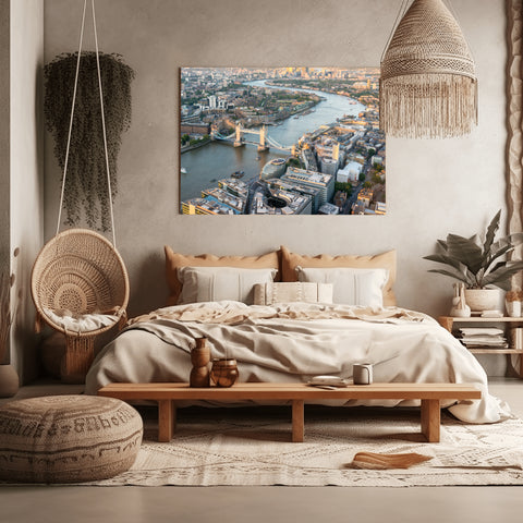 The Shard, Tower Bridge, London, England. Photo framed in acrylic and unframed photo with free shipping in the USA