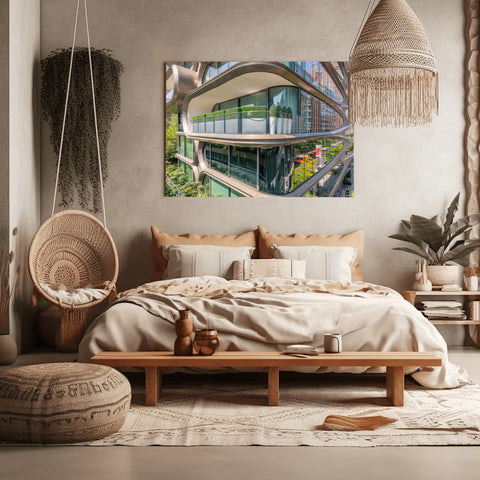 Zaha Hadid in Chelsea New York City. Framed acrylic photo, unframed photo for sale and free shipping in the US