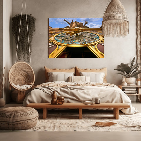 Mercury Clock in Grand Central, New York City. Framed acrylic photo, unframed photo for sale and free shipping in US.