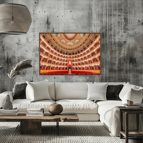 Teatro Massimo Bellini in Catania, Sicily. Multiple sized photograph for sale framed or unframed, plexiglass acrylic.