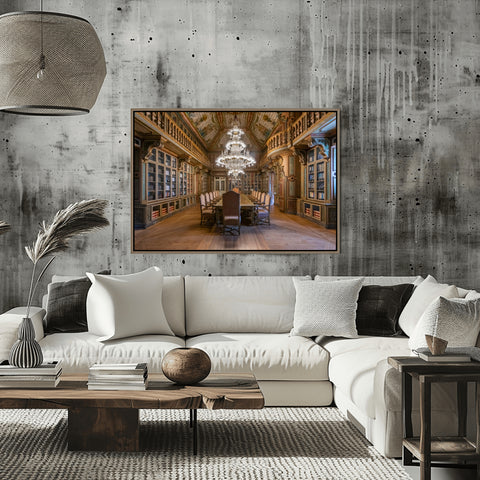 Red Cross Library in Lisbon, Portugal. Photographs for sale framed in acrylic, unframed with free shipping in the USA.