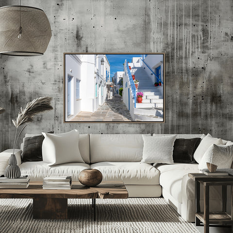 Island of Paros, Greece. Photo framed in acrylic and unframed photo and free shipping in the US