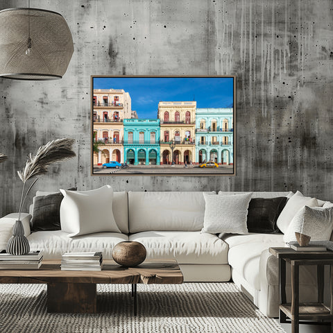 Streets of Havana, Cuba. Photo framed in acrylic and unframed photo with free shipping in the USA